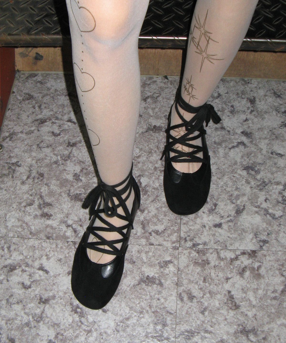 포기무디(FOGGY MOODY) Tender 0003. Combi Lace-Up Flats - 4colors
