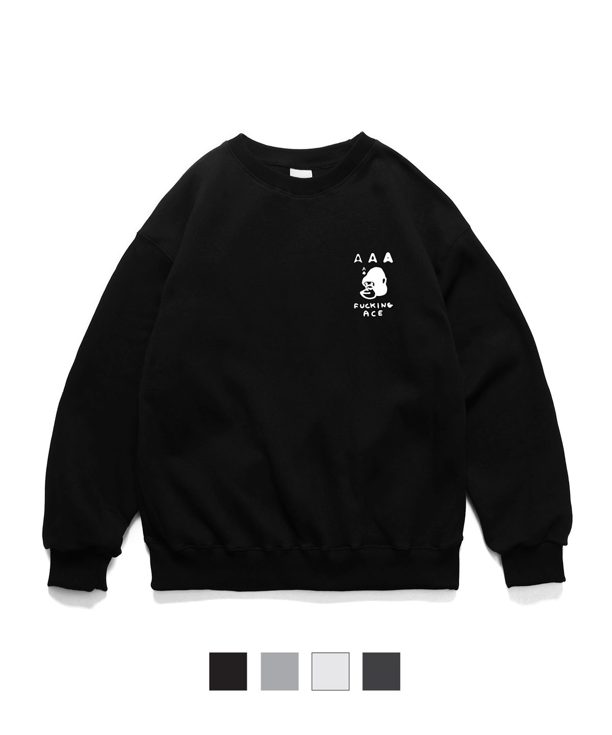 앱놀머씽(ABNORMALTHING) 에이스 크루넥 4컬러 (ACE CREWNECK 4 COLOR)