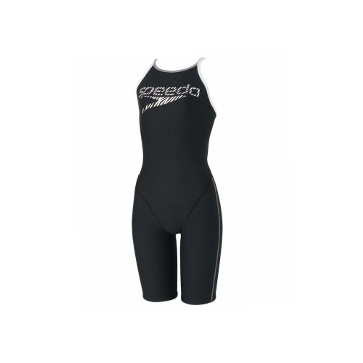 스피도(SPEEDO) 패치워크 5부 반신 오픈백 (STW12450KW)