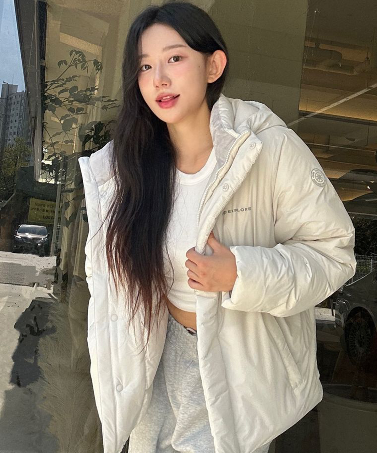 지프(JEEP) JEEP EXPLORE 후드 덕다운 패딩 (JP6JPU464LE)