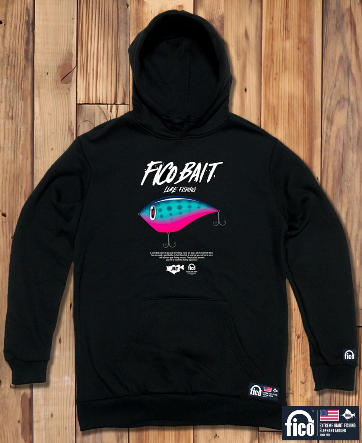 돌돌(DOLDOL) FICO-HOODY-185  익스트림 낚시 브랜드 피코 입큰 배스 후드티