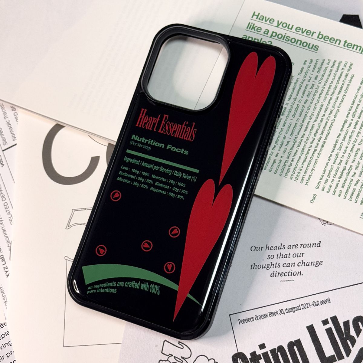 메모리즈바운더리(MEMORIESBOUNDARY) Sweet Heart Treats Phone Case (Red)