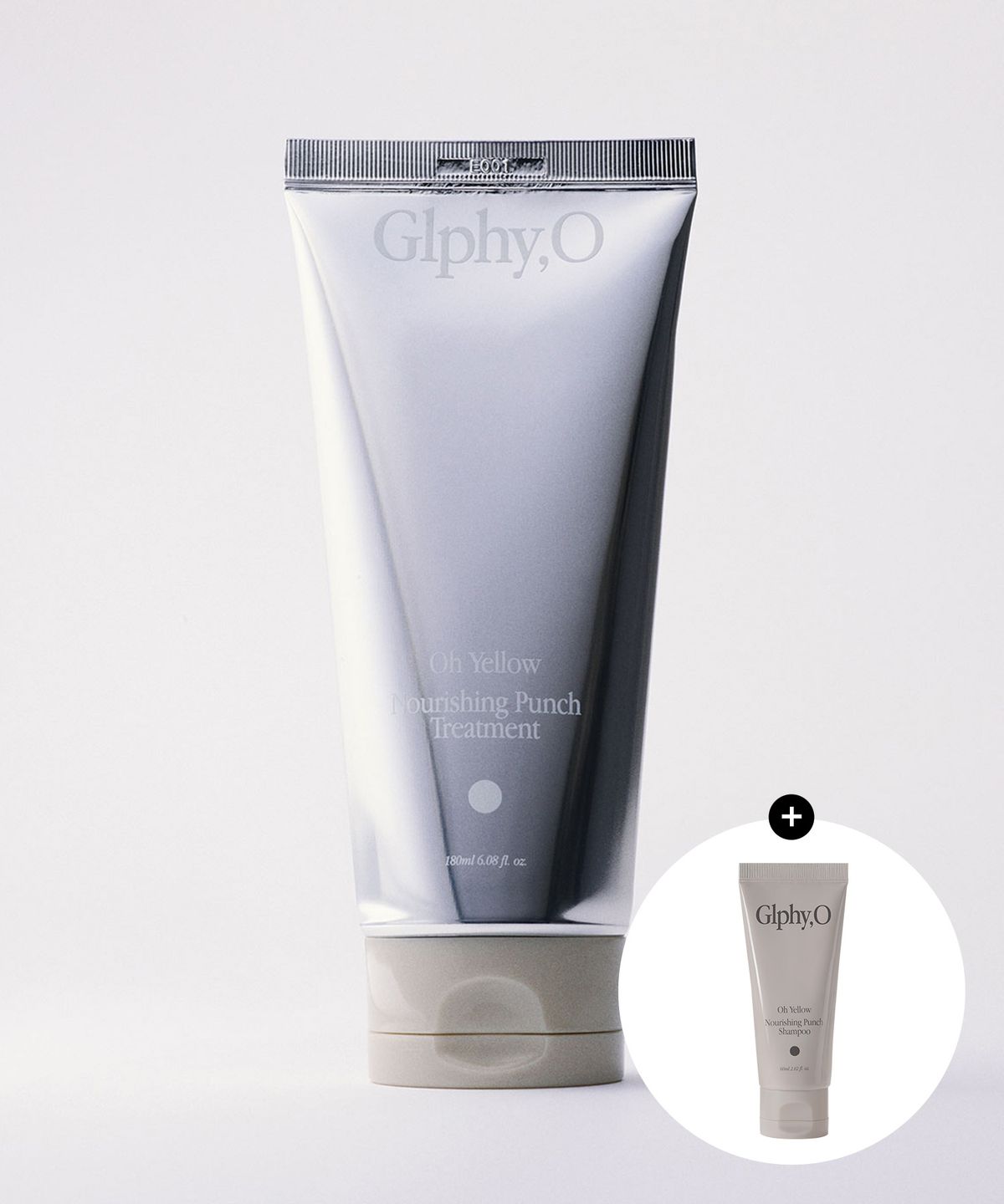 글피오(GLPHY,O) 오 옐로우 너리싱 펀치 트리트먼트 180ml+(증정) 샴푸 60ML