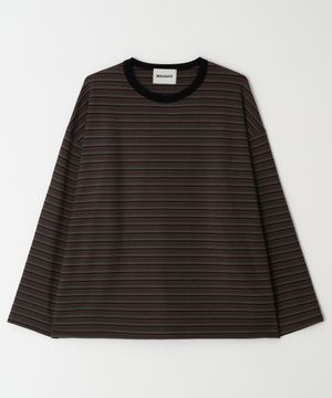 소프트 오버 단가라 니트_와인