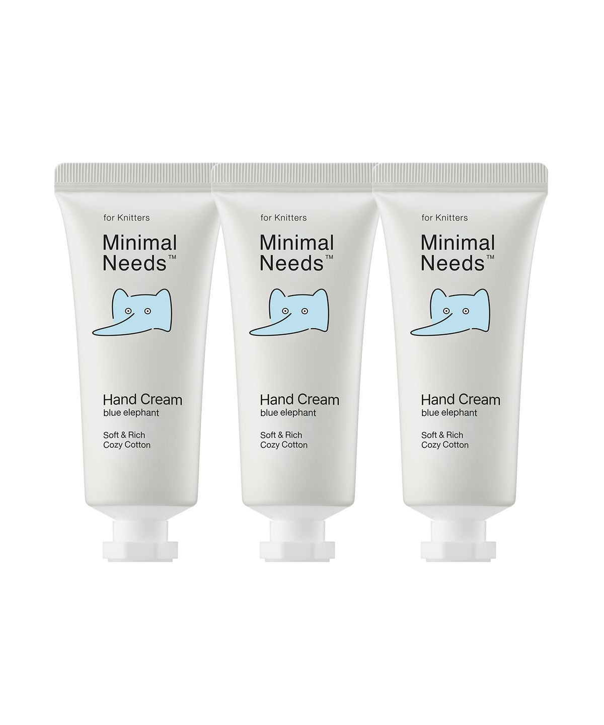 미니멀니즈(MINIMALNEEDS) 핸드크림 블루엘리펀트 35ml X 3ea