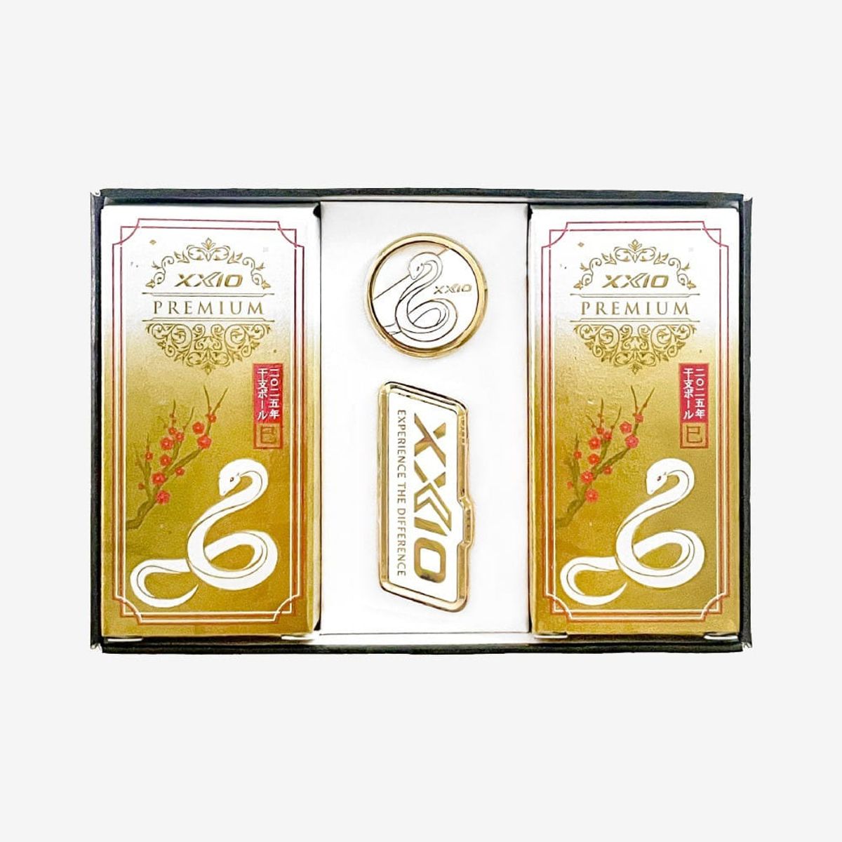 젝시오(XXIO) 프리미엄 12간지볼 청사(靑蛇) 에디션(4구+볼마커)