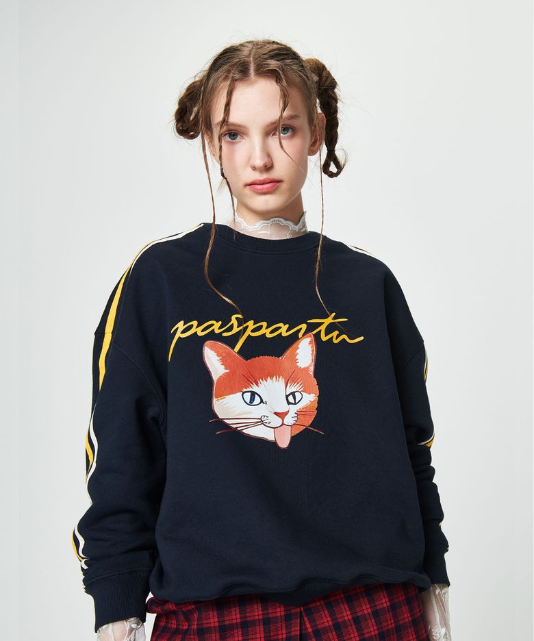 LAZY CAT - COCCA SWEATSHIRT [NAVY]