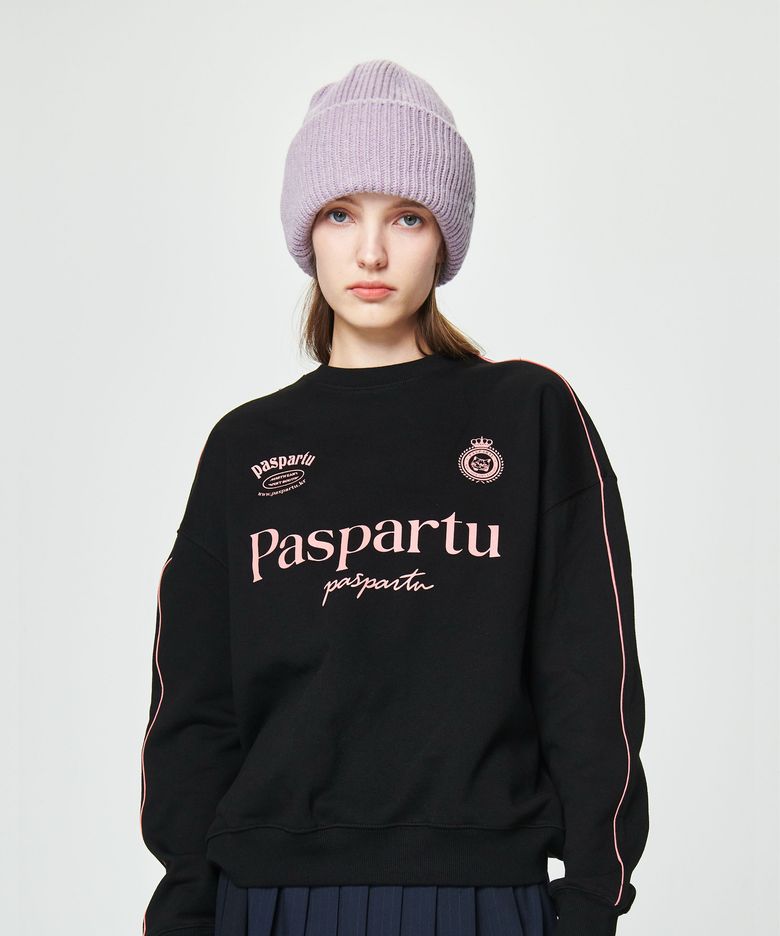 PSPR UNIFORM JERSEY SWEATSHIRT [BLACK]