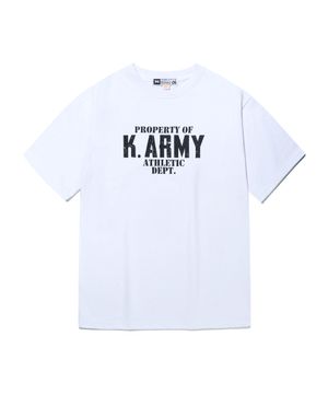 M K.ARMY DETP 오버핏 반팔티