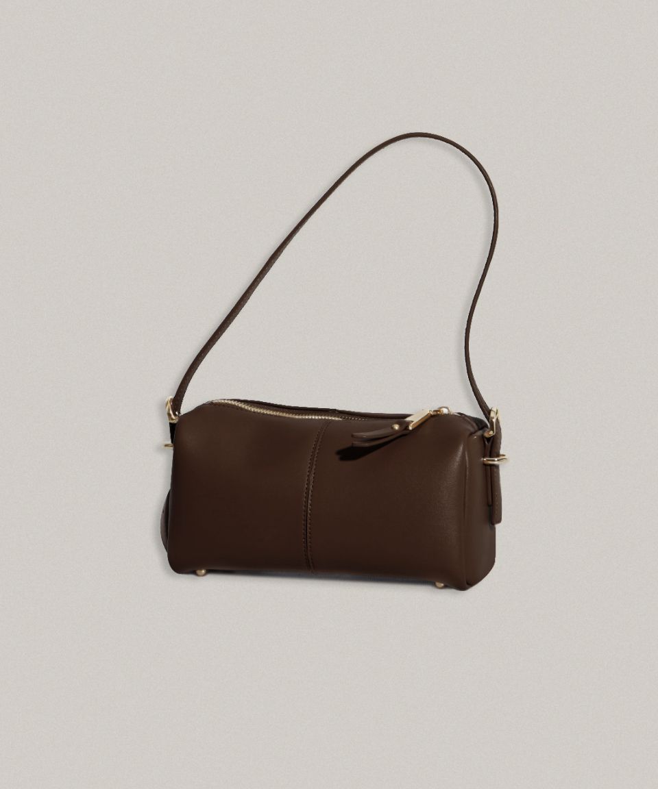 ★komorebi museum★ KM048 Komorebi Museum Handmade Cow Leath MUSINSA | KOMOREBI MUSEUM B01-L-5 Cow Leather Bowling Bag