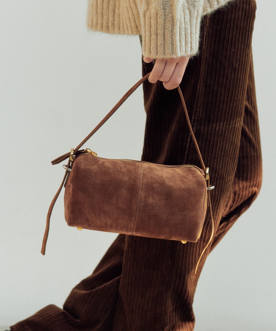 ★komorebi museum★ KM048 Komorebi Museum Handmade Cow Leath MUSINSA | KOMOREBI MUSEUM B01-L-5 Cow Leather Bowling Bag