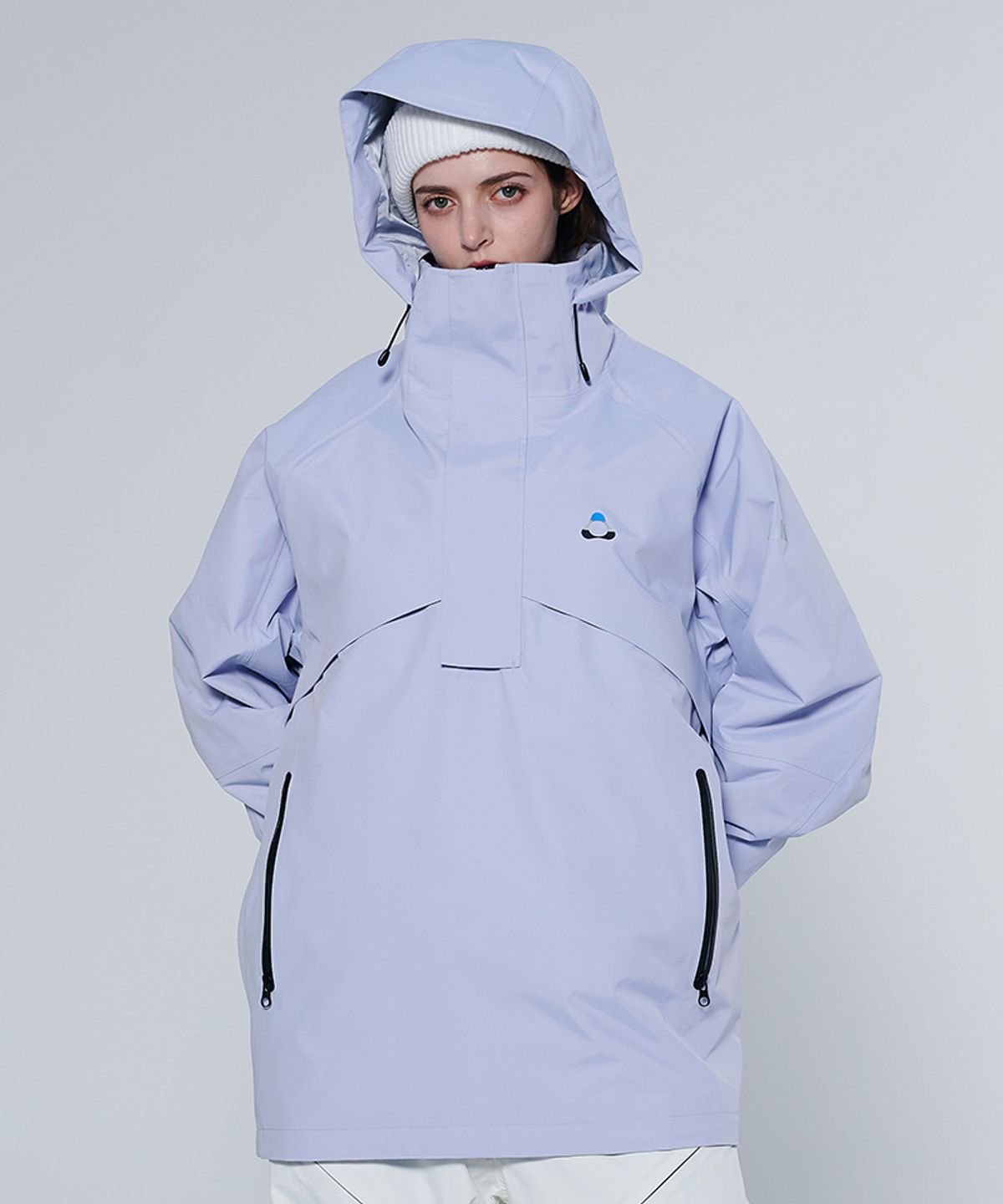 돌아우터웨어(DOLL OUTERWEAR) [DOLL X DUMDIDUM] 2425 스피카 보드복 아노락 자켓 LIGHT PURPLE 남녀공용