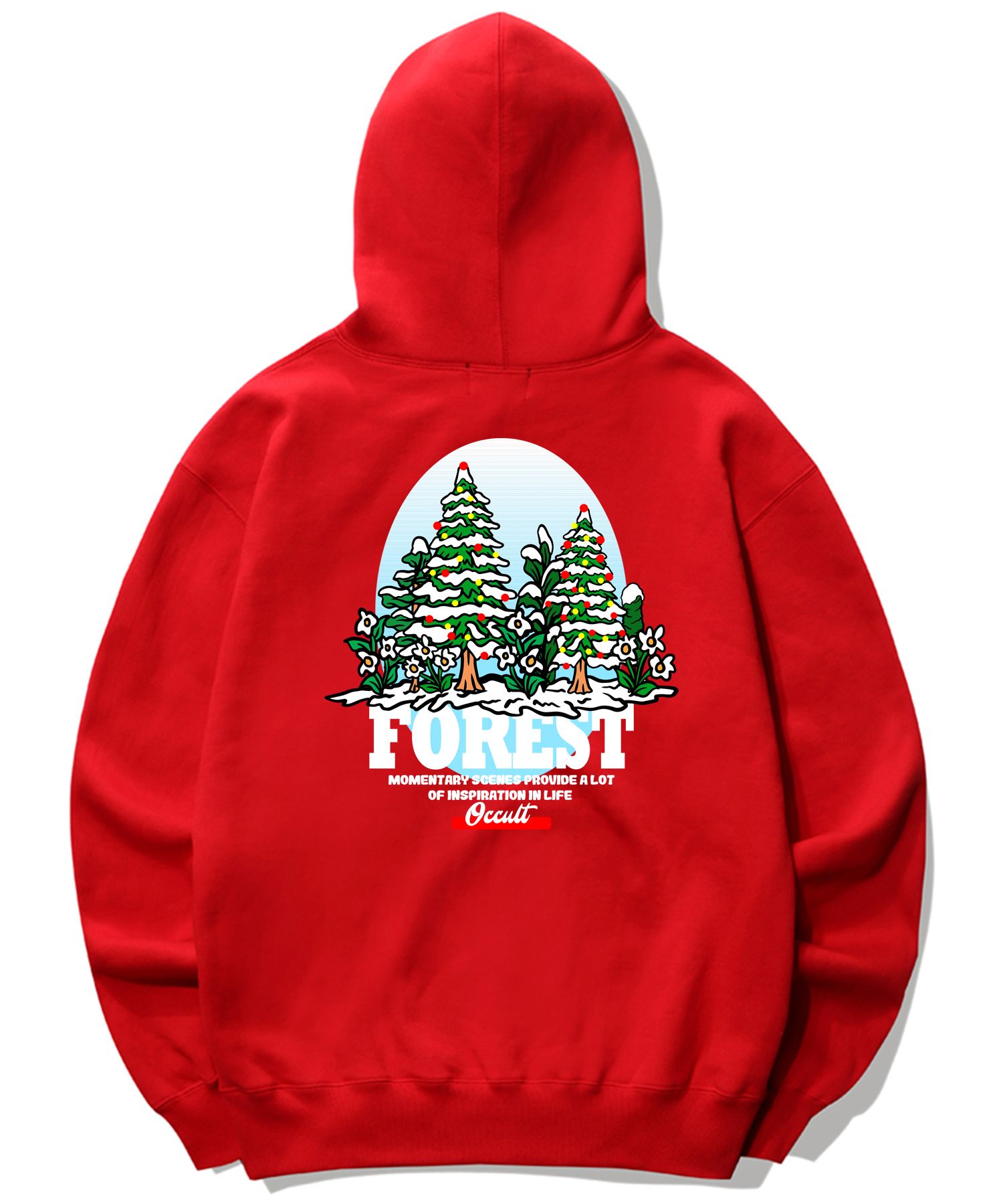 MUSINSA公式 | TRIPSHION SNOWY FOREST グラフィック フードパーカー 