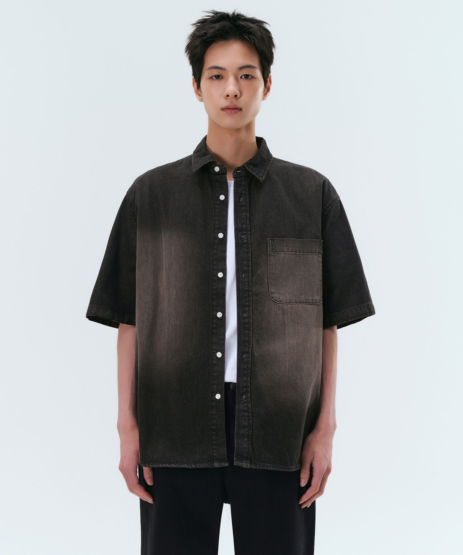 MUSINSA | MUSINSA STANDARD Big Brush Relaxed Short Sleeve