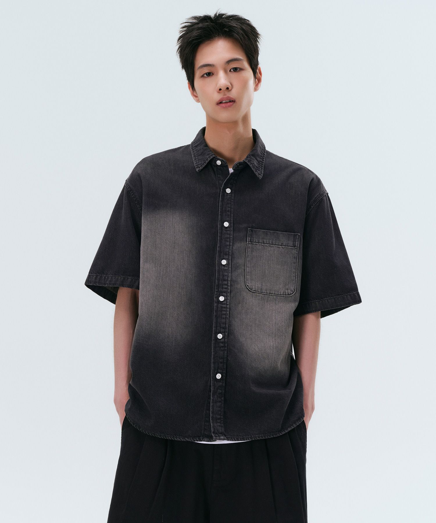 MUSINSA | MUSINSA STANDARD Big Brush Relaxed Short Sleeve