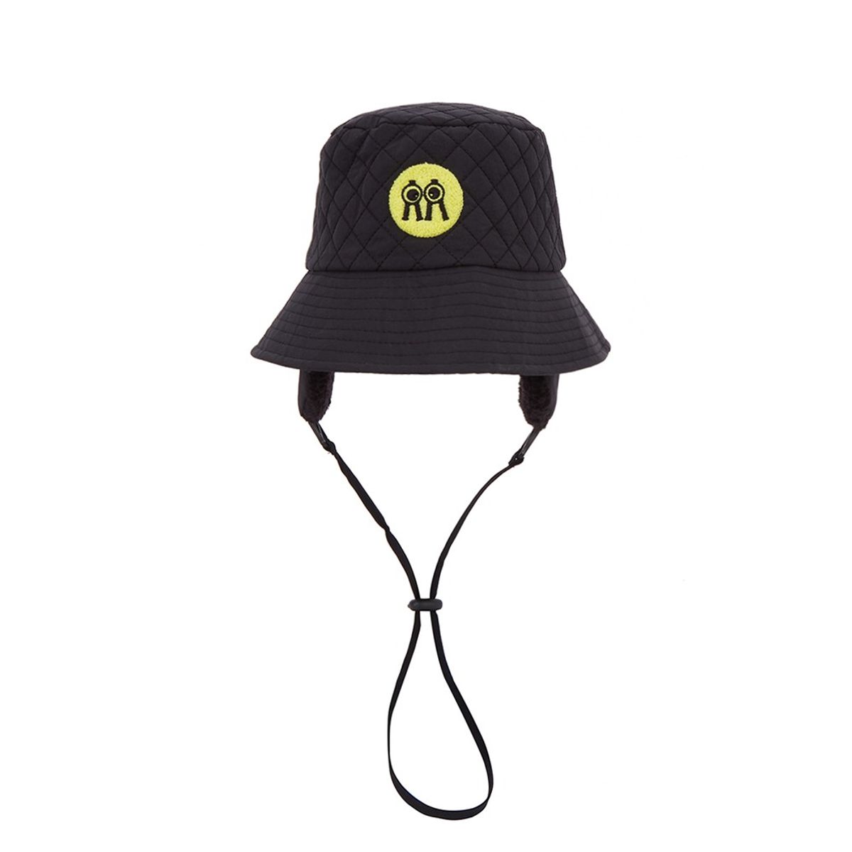 롤링롤라이(ROLLINGROLLEYE) 롤롤 귀달이 다이아 버킷햇 블랙 Roll Roll Earflap Diamond Bucket Hat Black