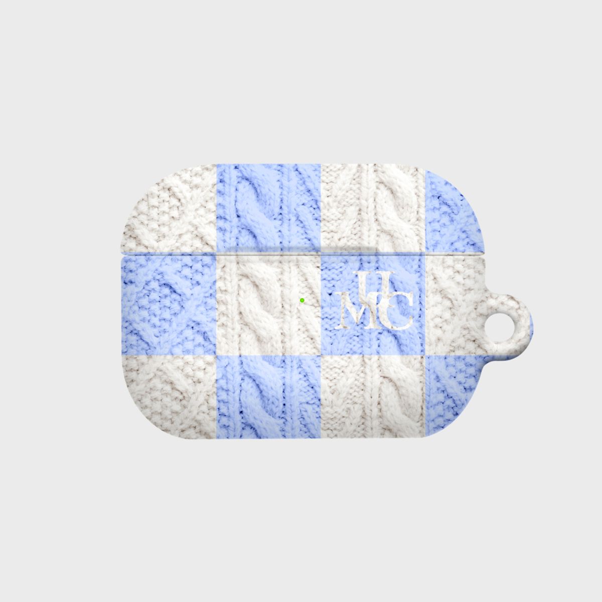 앤커버(NCOVER) UMC KNIT CHECKERBOARD-BLUE(에어팟 시리즈)