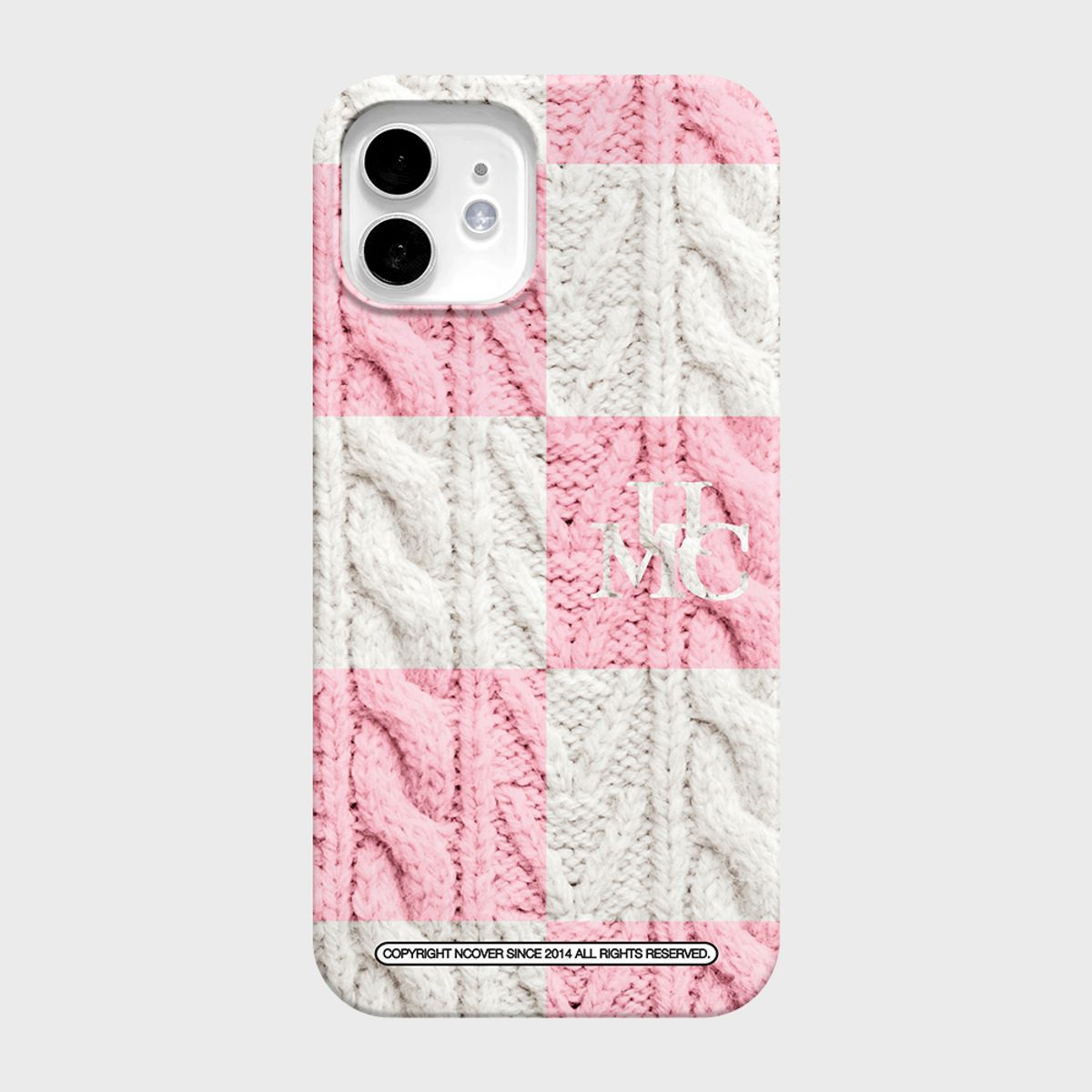 앤커버(NCOVER) UMC KNIT CHECKERBOARD-PINK(하드)