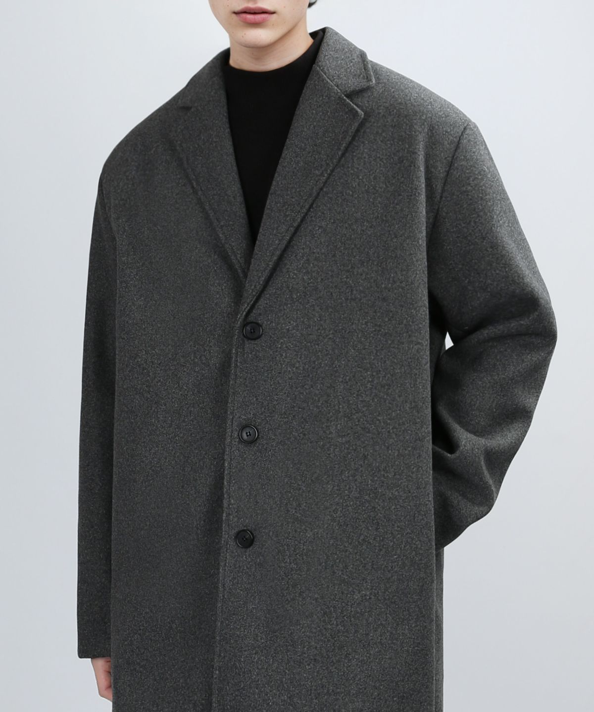 베리베인(VERYVAIN) ORDINARY SINGLE COAT (DARK GRAY)
