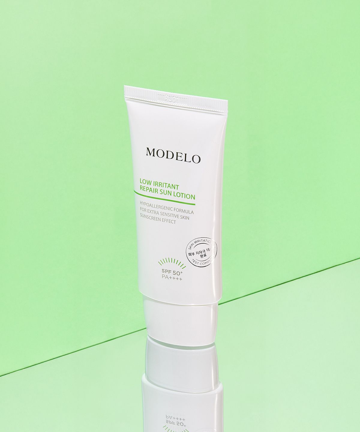 모델로(MODELO) 로우 이리턴트 무기자차 저자극 선로션 50ml (SPF50+ PA++++)