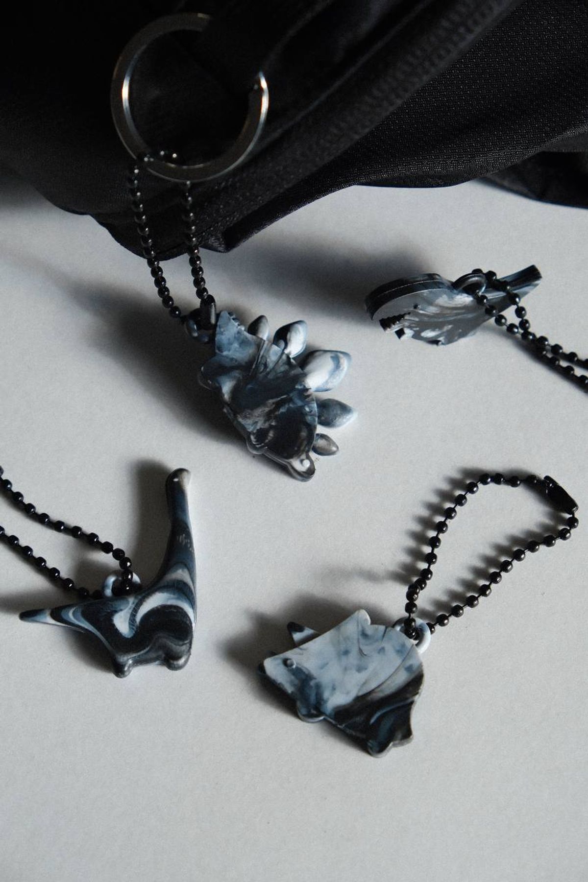 사공칠(407) PLASTIC UPCYCLING KEYRING - 공롱 BLACK SET