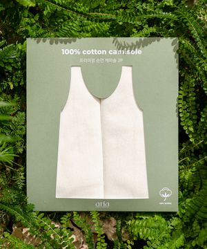 순면100% 캐미솔 민소매 2매입