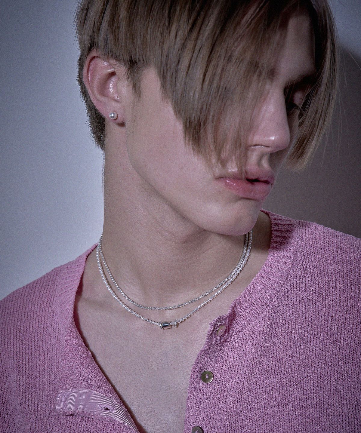 에이지47(AG47) N.è-N-17 Cubic Chain Neckalce