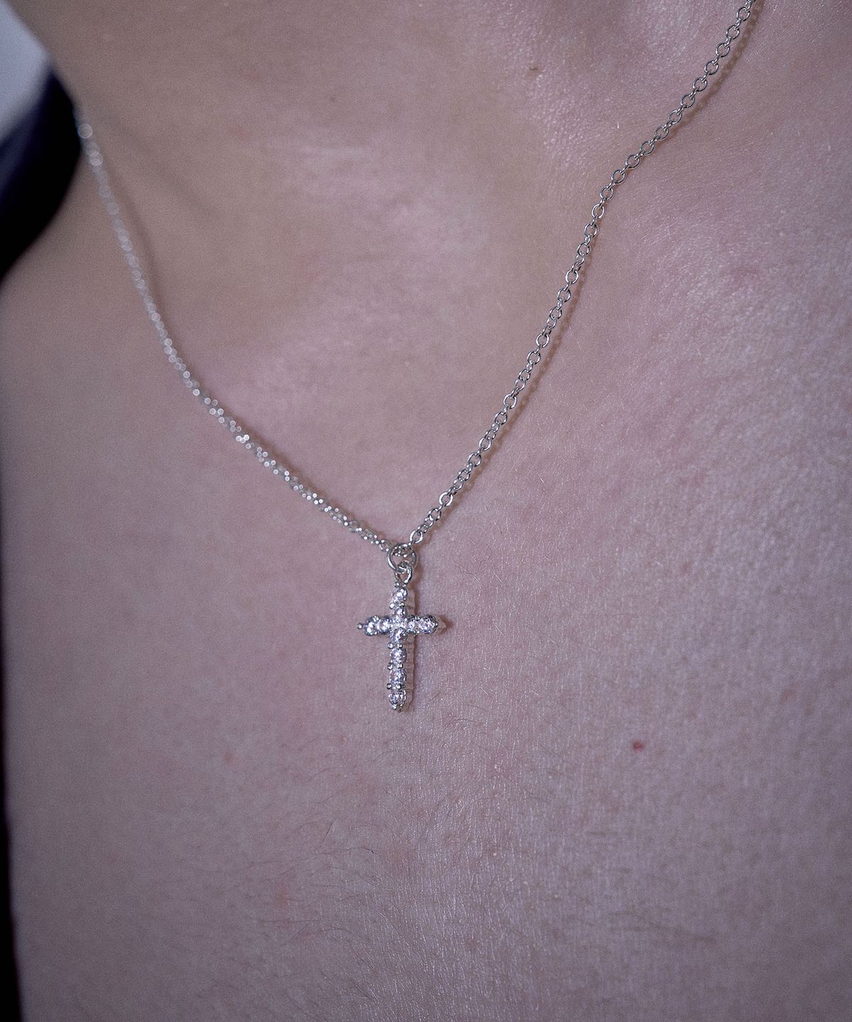 에이지47(AG47) N.è-N-10  Cross Cubic Necklace