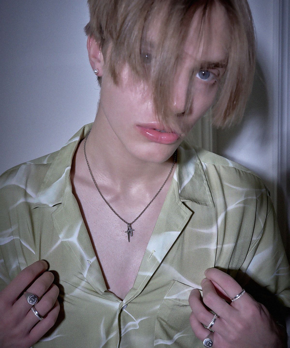 에이지47(AG47) N.è-N-09  Cross Couple Necklace