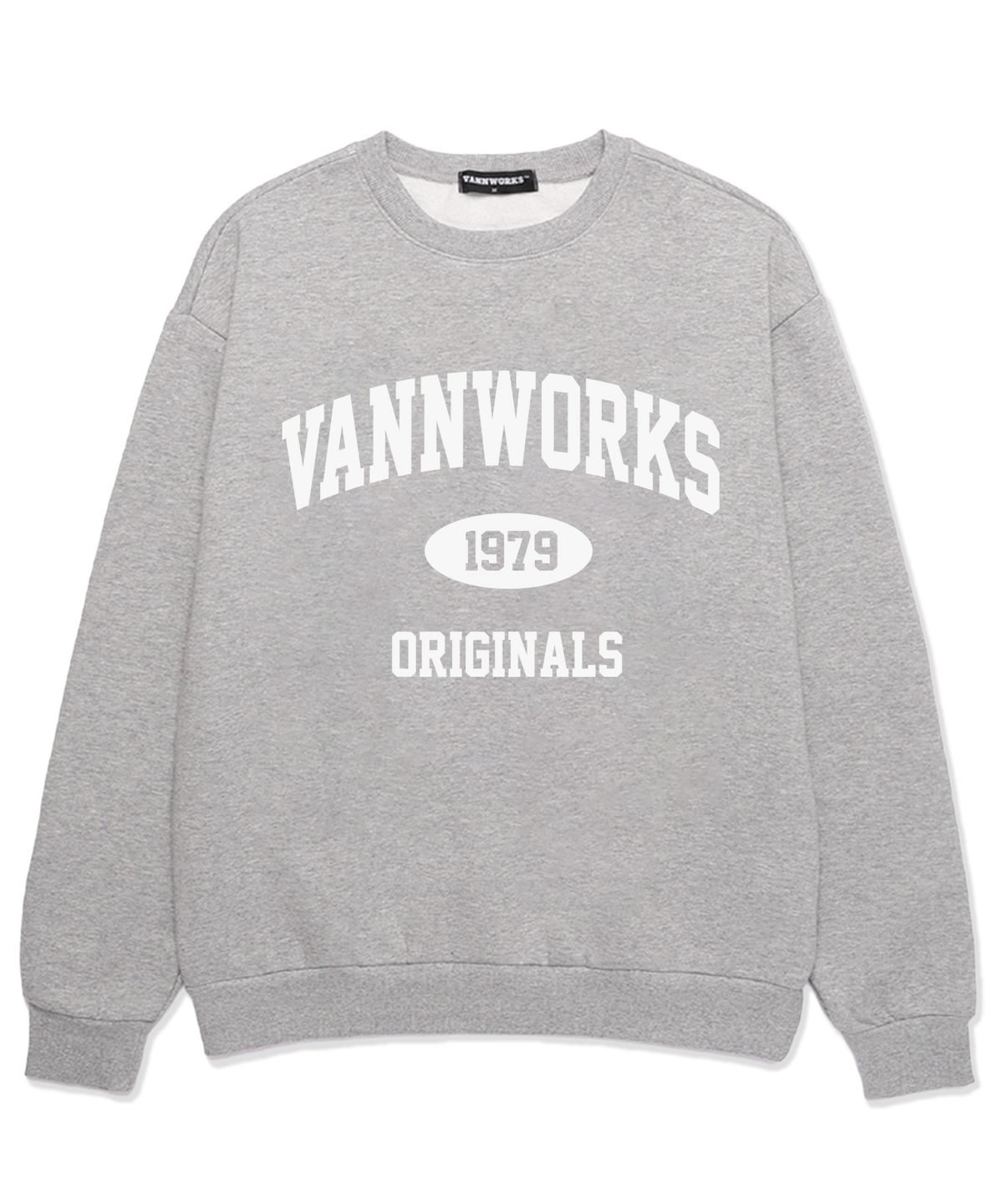 밴웍스(VANNWORKS) 아치 오리지널  스웨트셔츠 (VS0018) 멜란지그레이