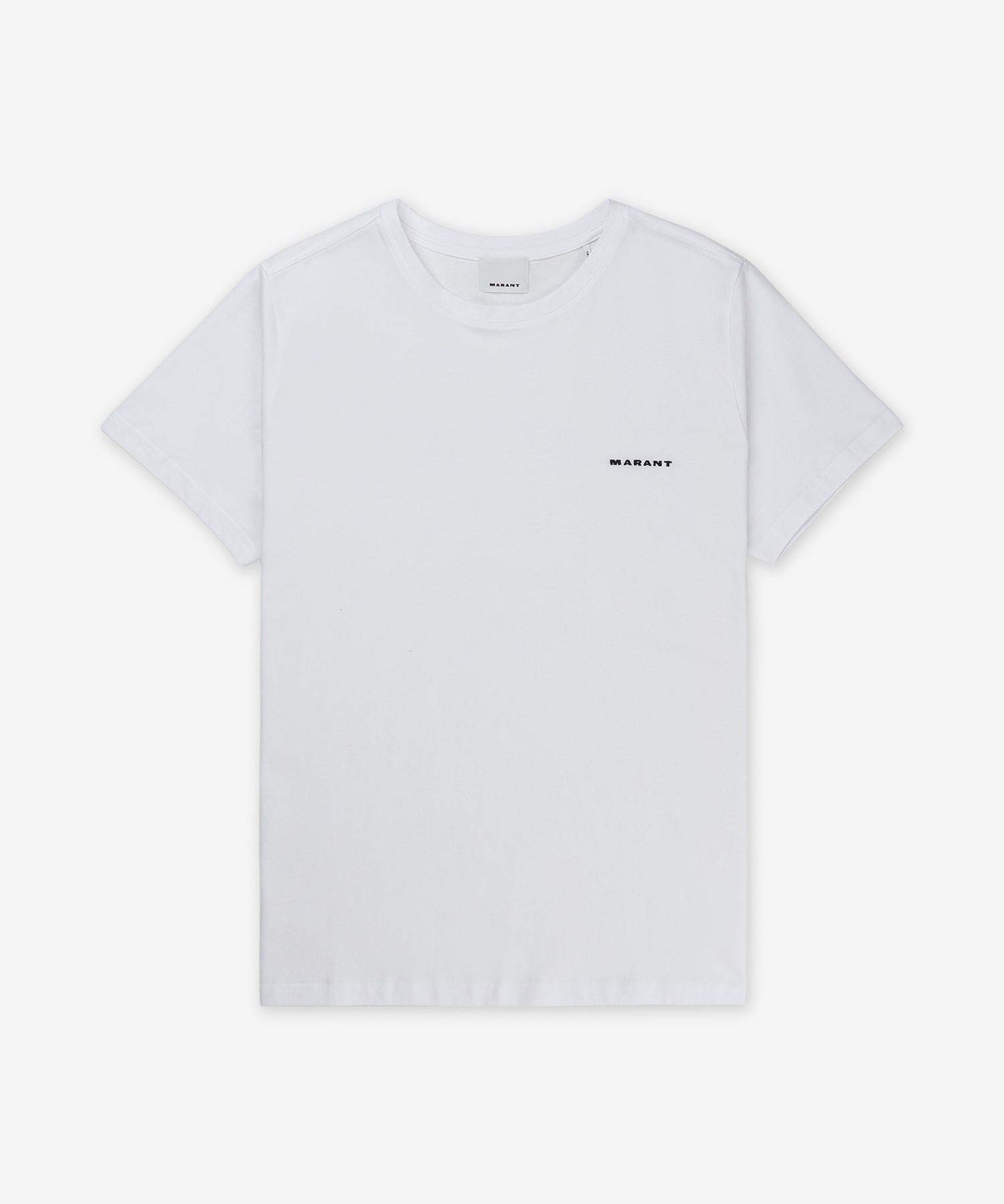 ★Isabel Marant★ Jaffer Logo Short Sleeve T-Shirt White TS0 MUSINSA | ISABEL MARANT Jaffer Logo Short Sleeve T-Shirt