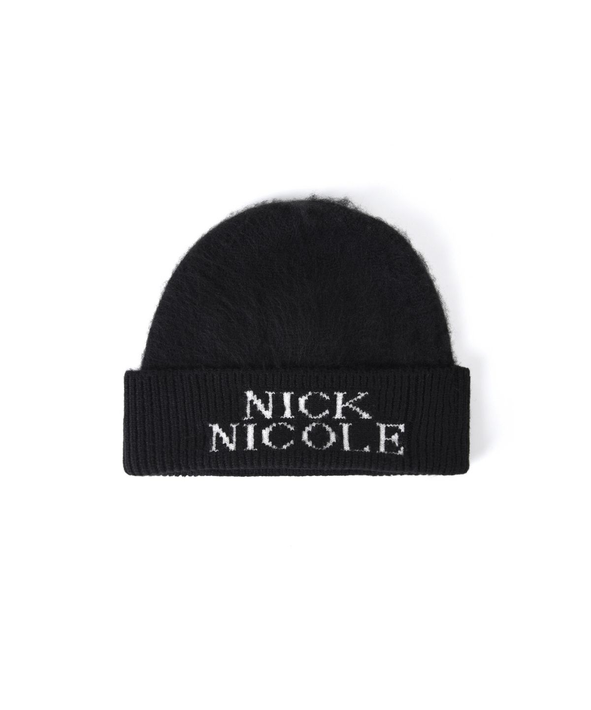 닉앤니콜(NICK&NICOLE) NICOLE MIXED JAQUARD BEANIE_BLACK