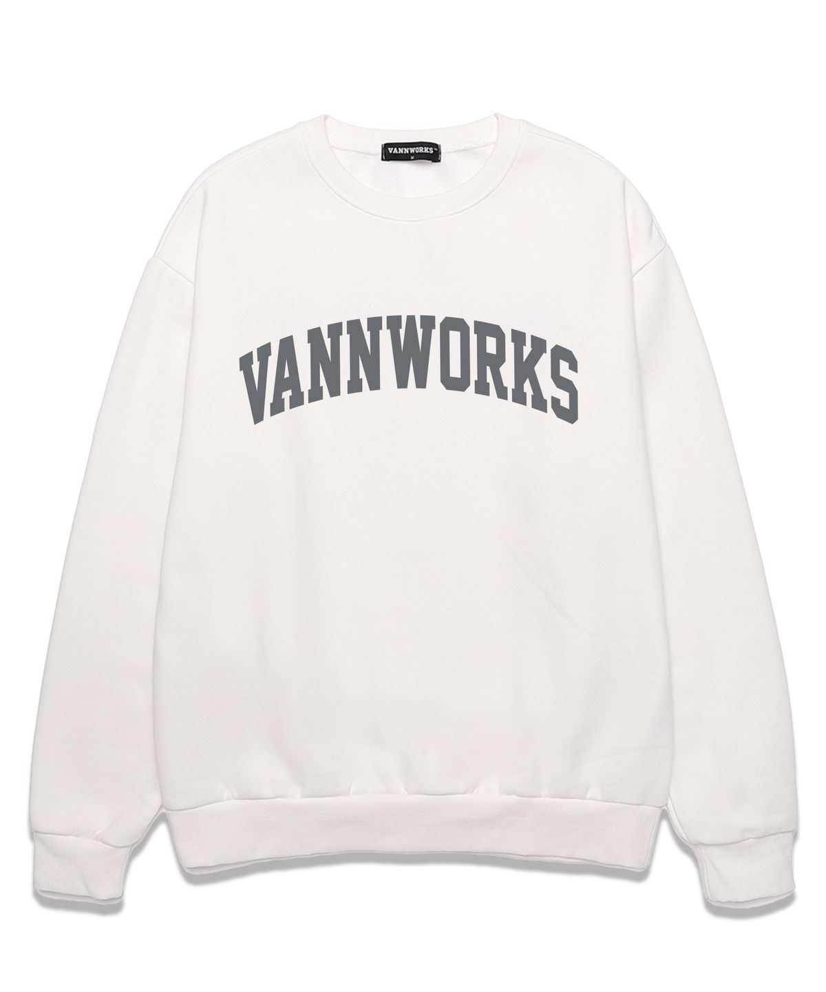 밴웍스(VANNWORKS) 아치 로고 스웨트셔츠 (VS0017) 화이트