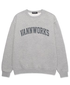 아치 로고 스웨트셔츠 (VS0017) 멜란지그레이