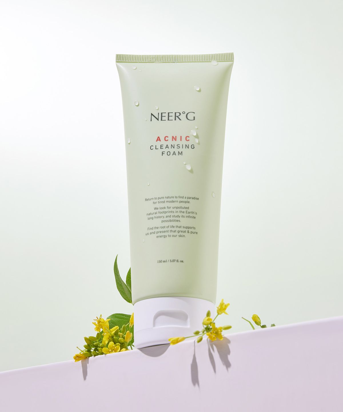 니얼지(NEERG) [유수분조절/피지제거] 아크닉 피부 완화 기능성  클렌징 폼  150ml