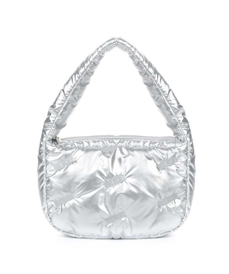 NICOLE HOBO PADDING BAG_SILVER