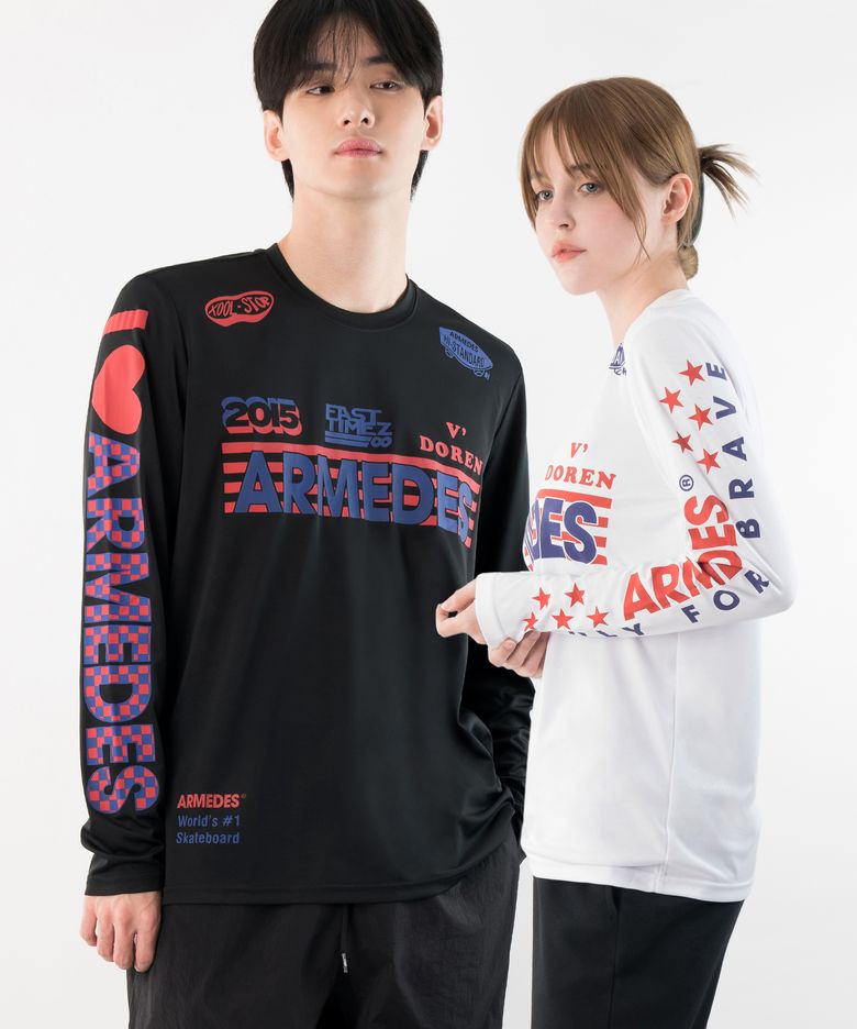 [2PACK] 아트그래픽 기능성 긴팔 티셔츠 AR-215 (3컬러)