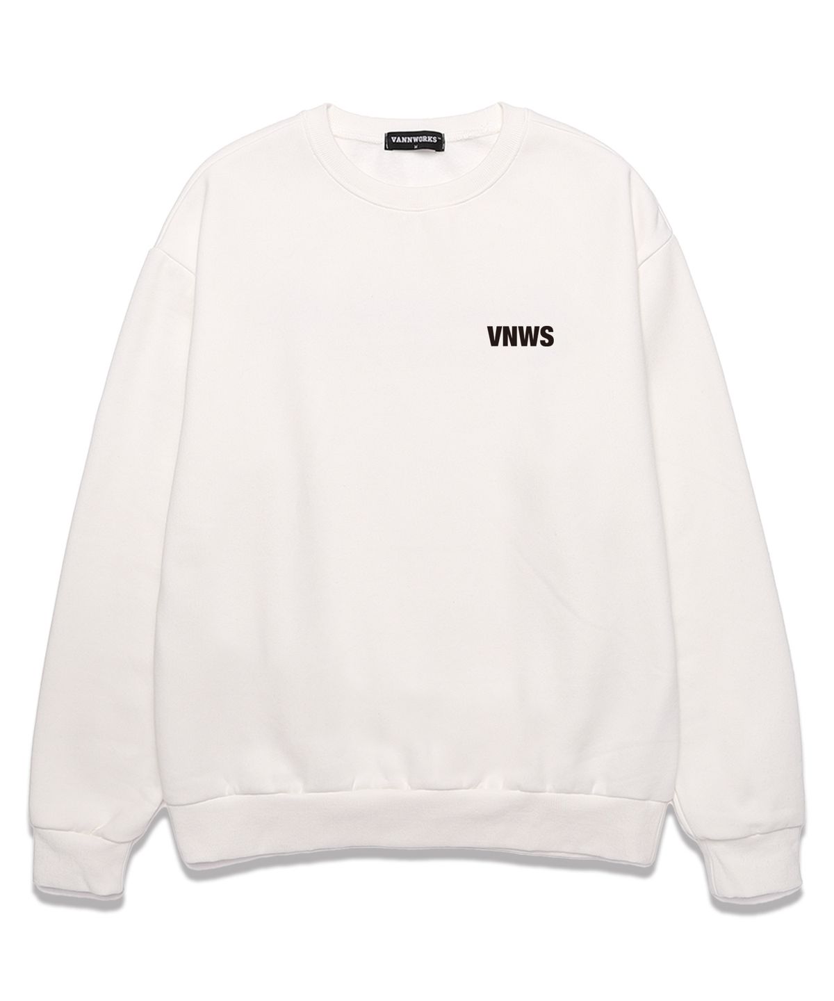 밴웍스(VANNWORKS) VNWS 미니 로고 스웨트셔츠 (VS0013) 화이트