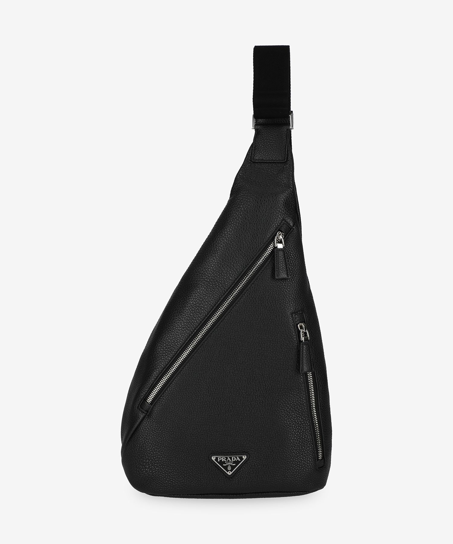 ★PRADA★ Leather One Shoulder Strap Backpack Black 2VZ0922B MUSINSA | PRADA Leather One Shoulder Strap Backpack - Black
