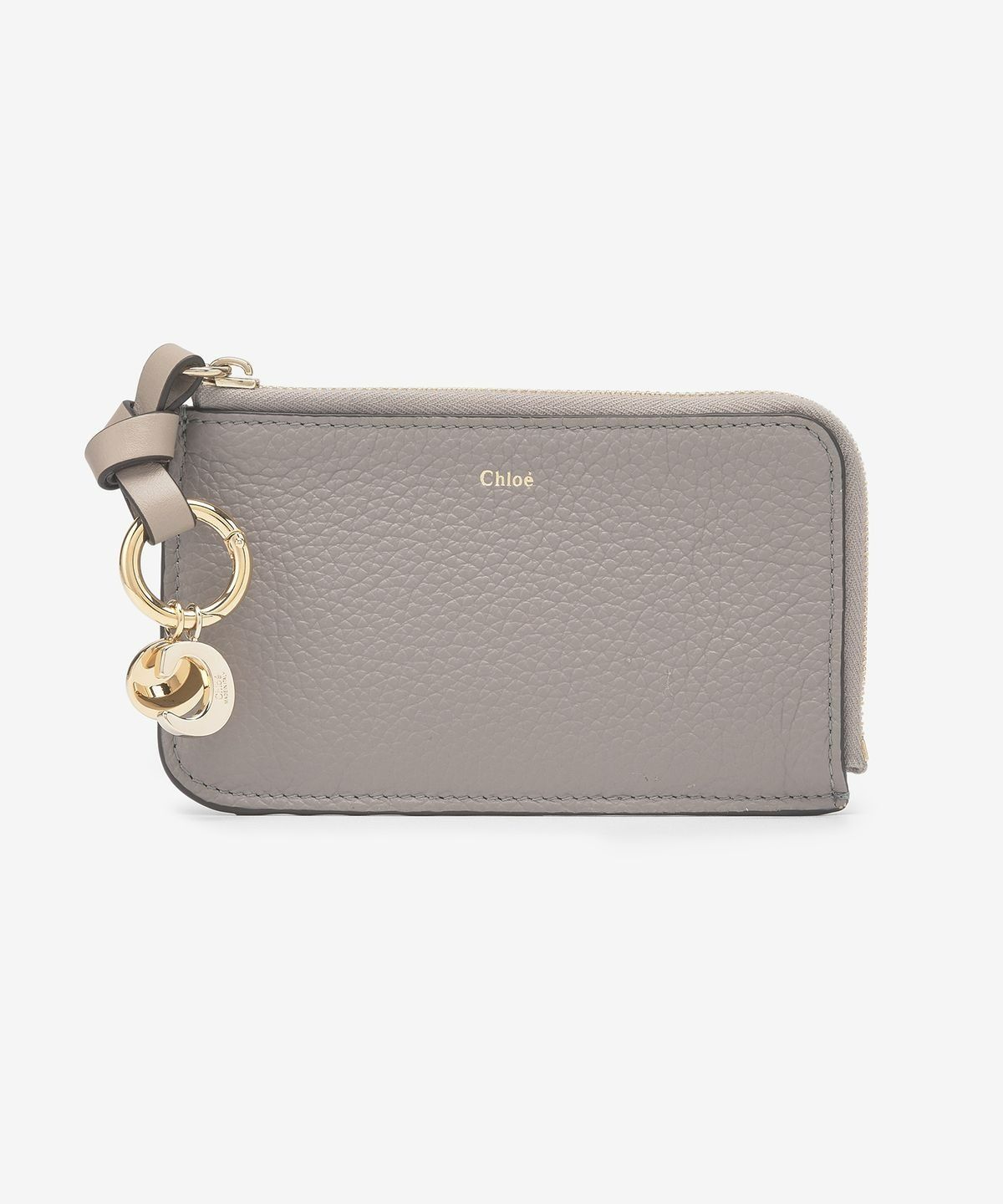 ★Chloe★ Alphabet Zipper Card Holder Cashmere Gray CHC21WP9 MUSINSA | CHLOE Alphabet Zipper Card Holder - Cashmere Grey