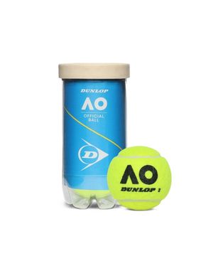 던롭 AO(AUSTRALIAN OPEN) 테니스공(호주오픈 공인구, 시합구) 3캔(6구)