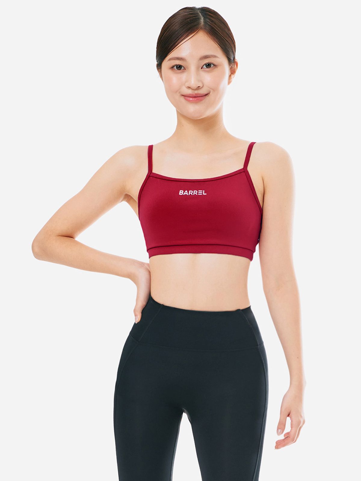 배럴(BARREL) 우먼 에센셜 액티브 브라탑 레드 (B5SWWBR002RED)