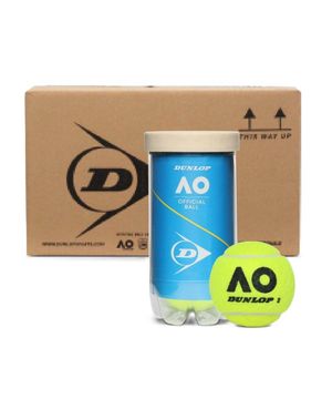 던롭 AO(AUSTRALIAN OPEN) 테니스공(호주오픈 공인구, 시합구) 1박스(36캔, 72구)