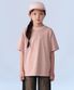 피그먼트 오버사이즈 크루 넥 티셔츠 [데저트 핑크]