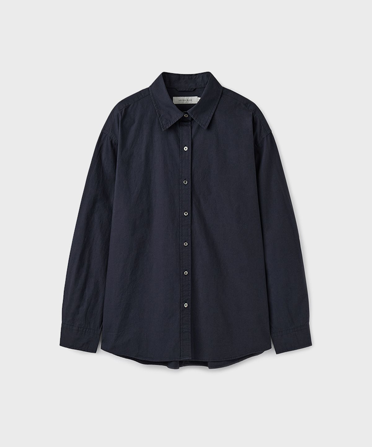 유니온블루 우먼(UNIONBLUE WOMAN) [WOMAN] LAUNDRY SHIRT [NAVY]