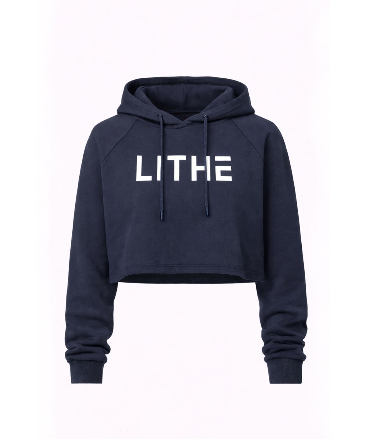라이드(LITHE) LITHE 크롭 후드 티셔츠