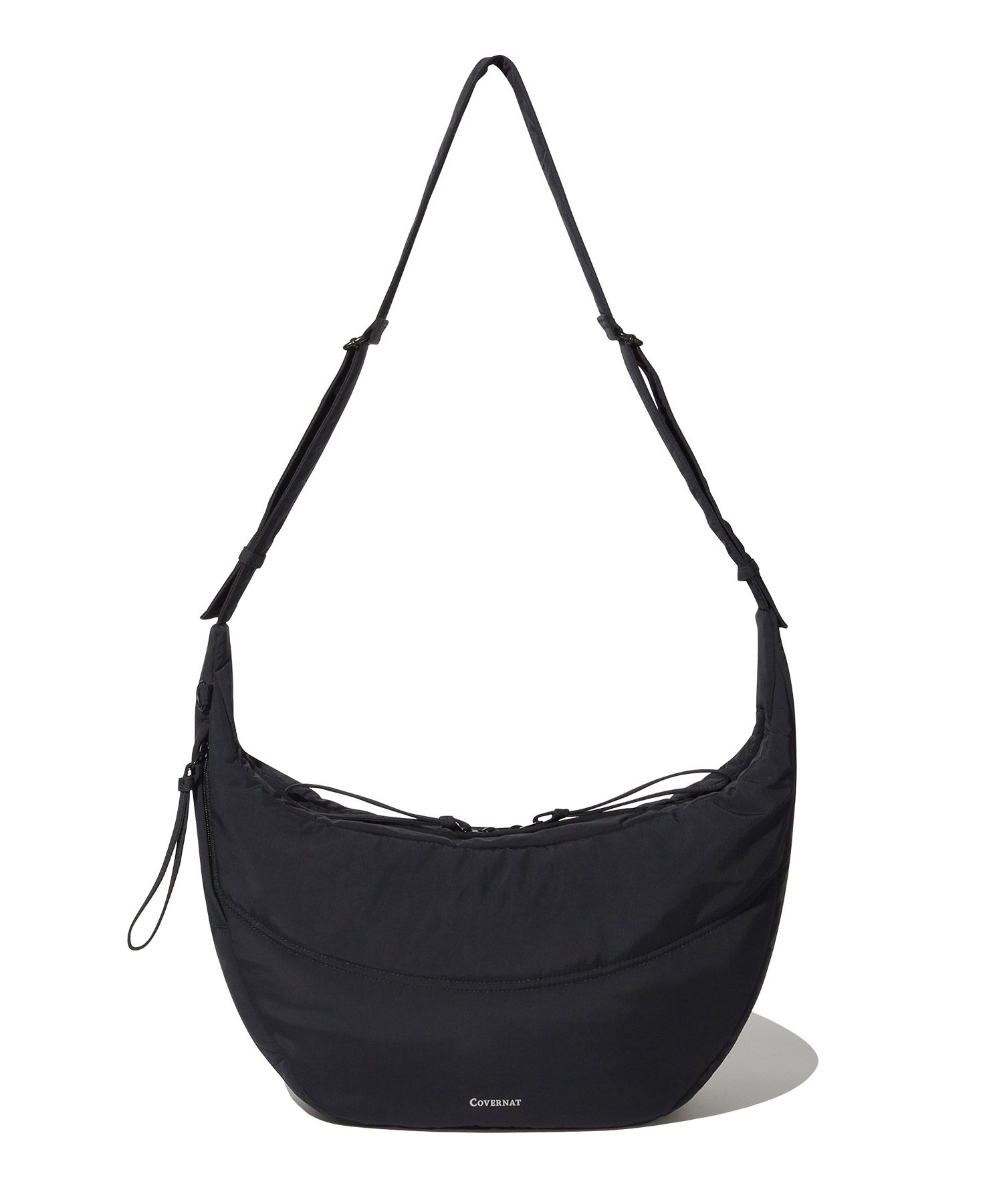 ★韓国人気★COVERNAT★AUTHENTIC LOGO PADDED CROSS BAG MUSINSA | COVERNAT Authentic Logo Padded Crossbody Bag Black