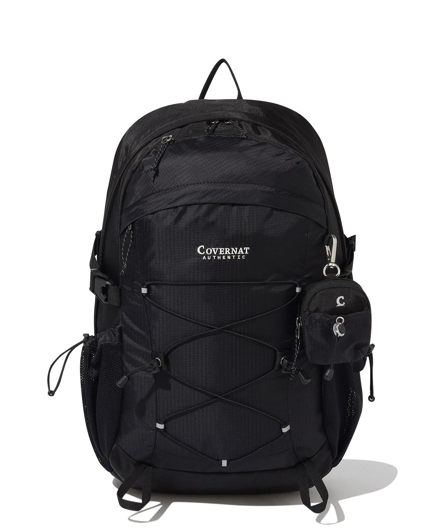 MUSINSA | COVERNAT Light String Backpack Black