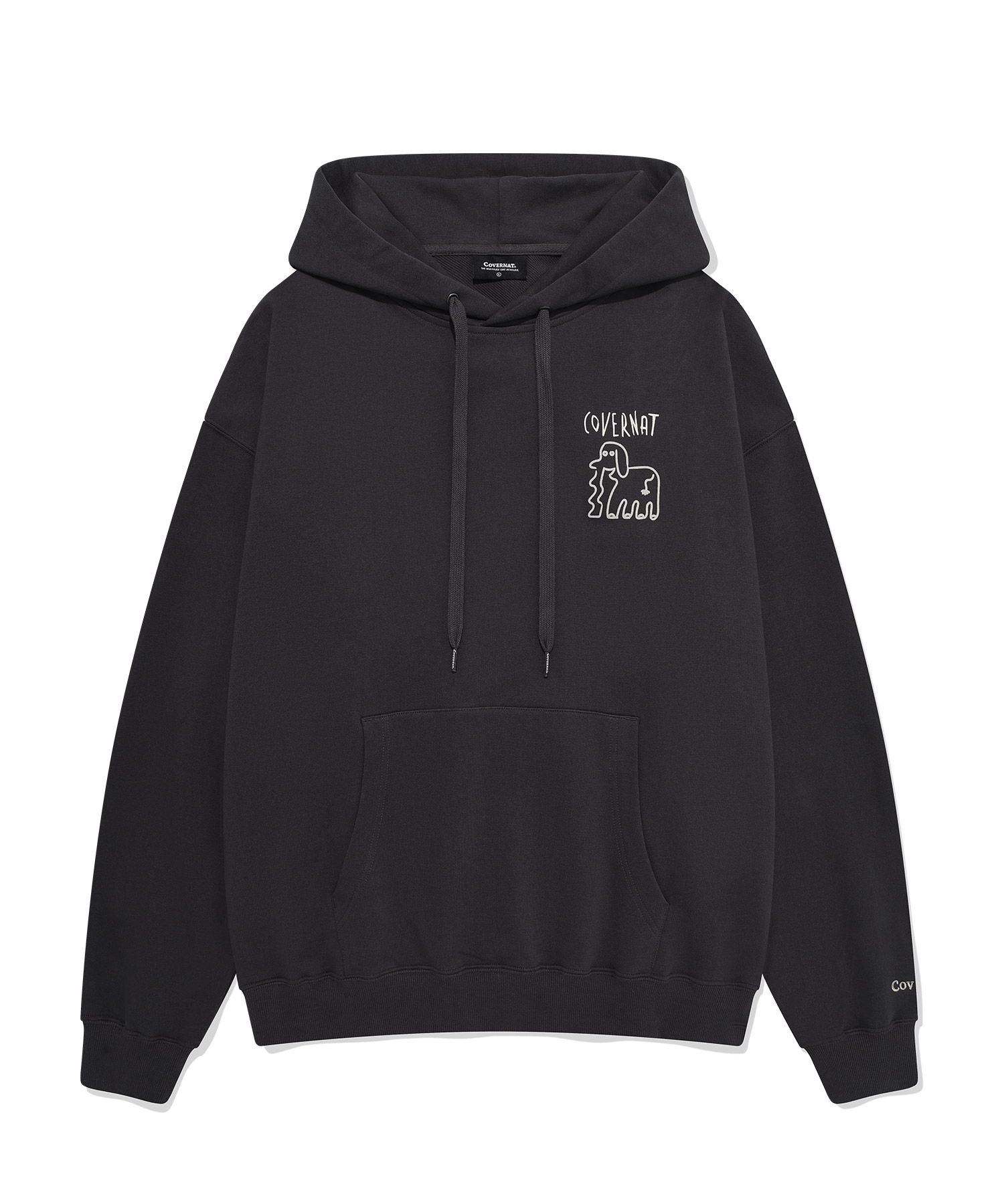 パーカー・フーディ COVERNAT sketch hoodie charcoal MUSINSA | COVERNAT Sketch Hoodie Charcoal