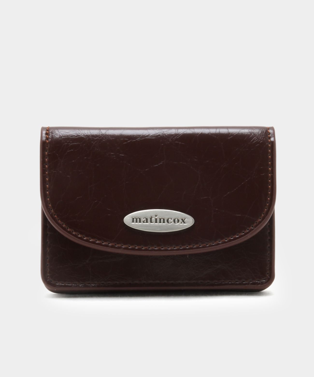 MUSINSA公式 | MATINCOX Auris Card Wallet - Chocolate